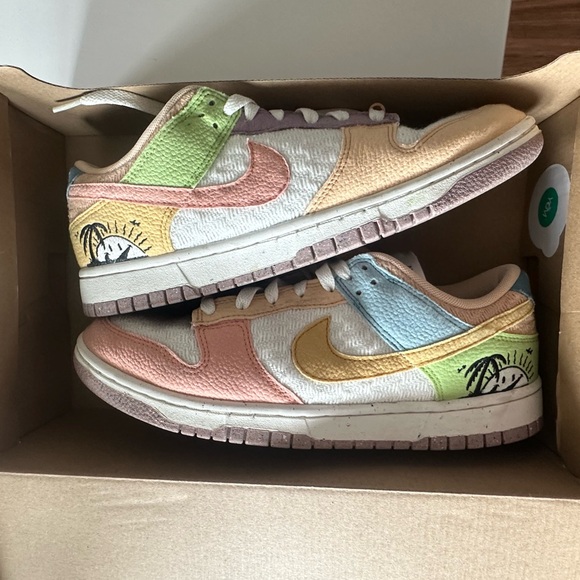 Nike Sneakers in Pastel Rainbow - Picture 1 of 3